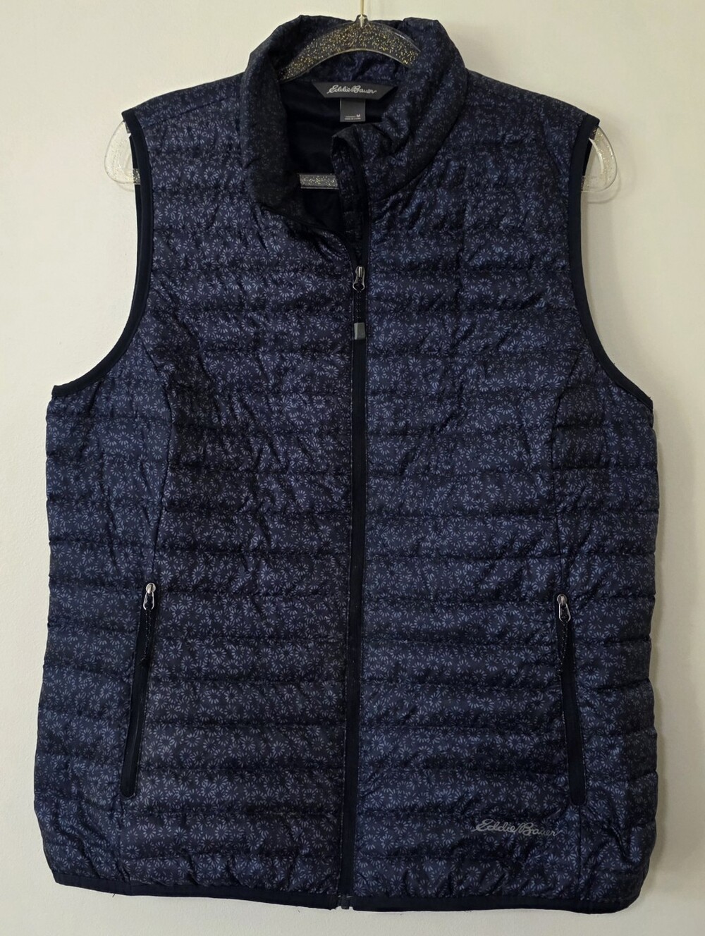 Eddie Bauer EB700 Down Quilted Vest Granola Girl Gorpcore Layering PNW Medium